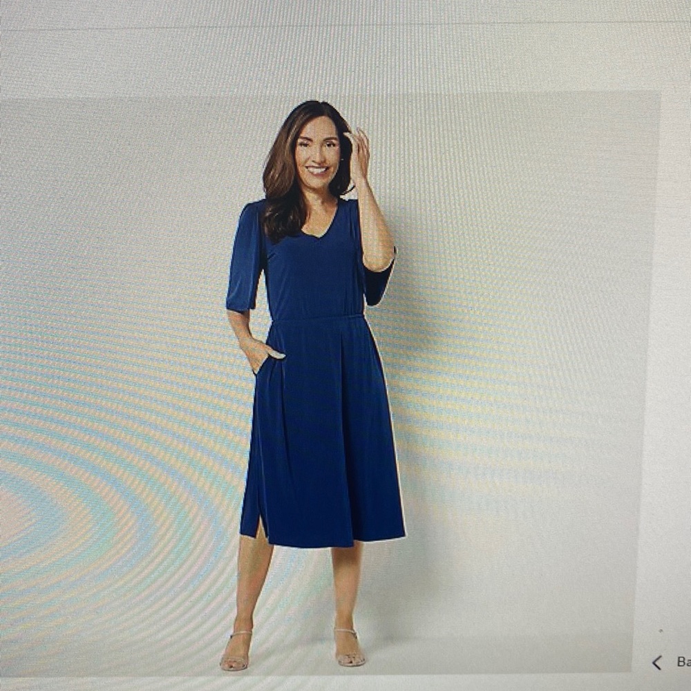 3X Midnight Blue Dress by Girl With Curves
